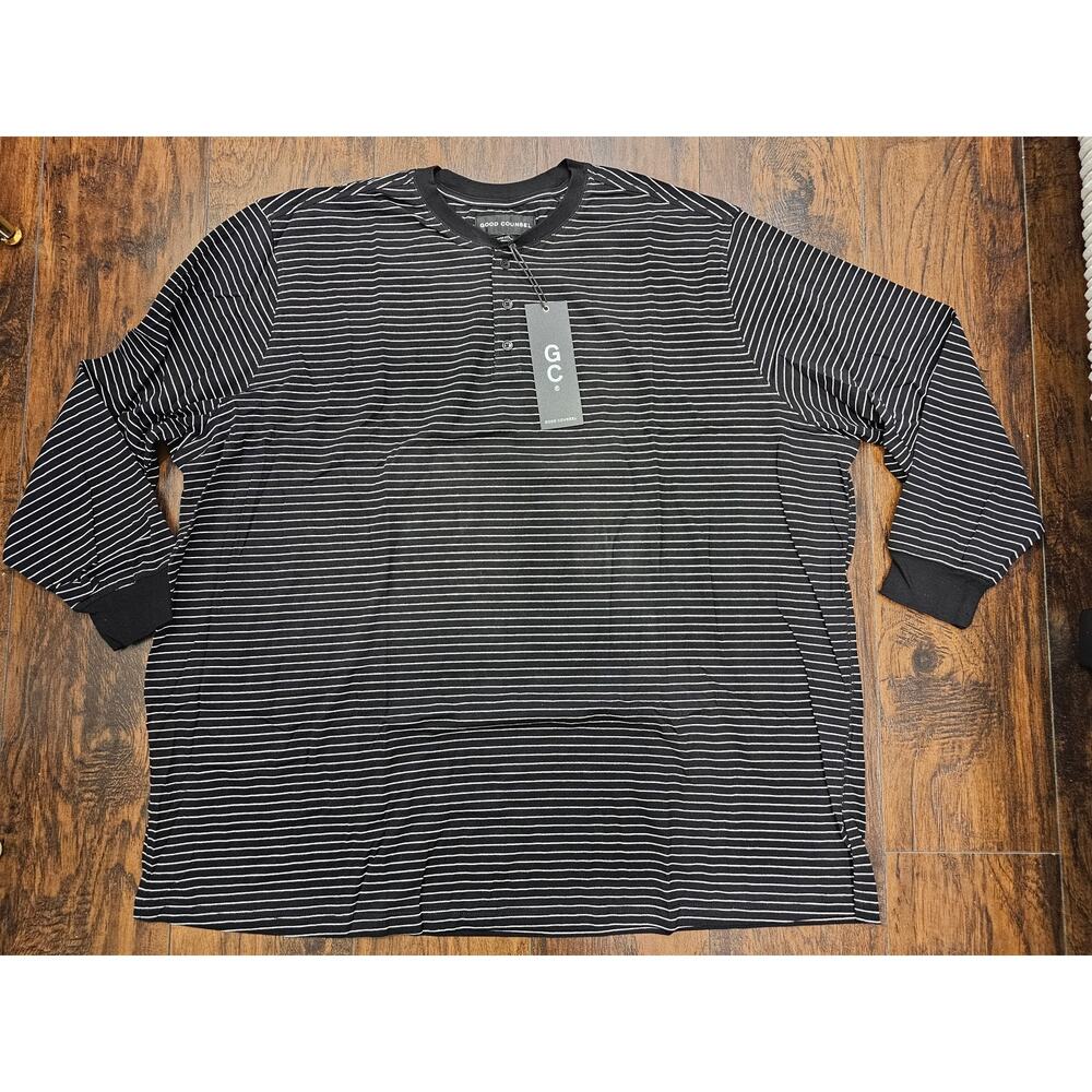 Good Counsel Shirt - Black & White - Size 4XL - New Big & Tall